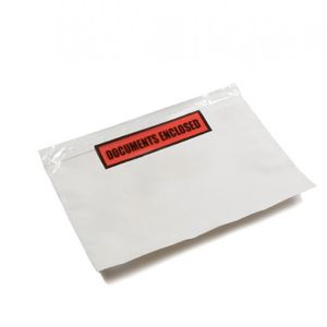 Picture 2 of Paklijstenveloppen plastic 165mm x 122mm A6 documents enclosed