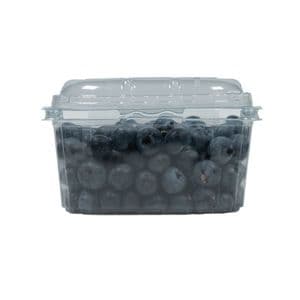 Picture 4 of Fruitbak met vast deksel 9.5cm x 12.4cm x 7.6cm 250gr transparant