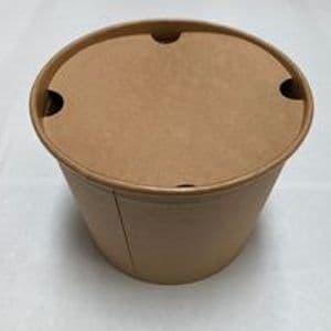 Picture 1 of Karton kraft snackbak bucket bruin 85 oz