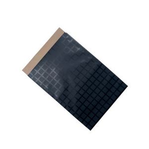 Picture 2 of Cadeauzakjes gestreken kraft 12cm x 19cm zwart/grijs ruit 60gr / m2