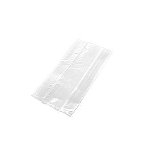 Picture 1 of Plastic zak ldpe met zijvouw 10cm x 5cm x 24cm 50µm ongeperforeerd onbedrukt