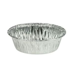 Picture 1 of Aluminium schaal rond 6.5cm x 2.1cm 95ml