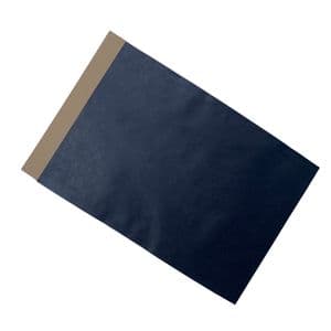 Picture 1 of Cadeauzakjes kraft 17cm x 25cm blauw onbedrukt 70gr / m2