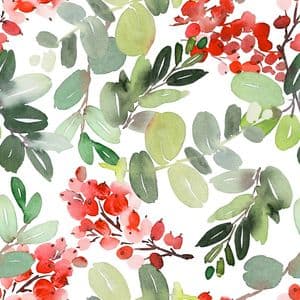 Picture 1 of Cadeaupapier kerst 50cm x 200m 692294 gecoat papier 80gr / m2