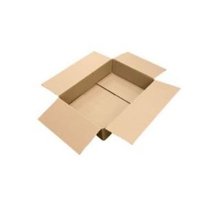 Picture 2 of Amerikaanse vouwdoos 430mm x 295mm x 95mm enkel golf B bruin onbedrukt