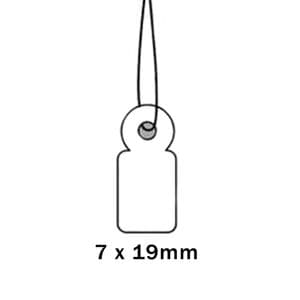 Picture 2 of Apli hanglabel 383 7mm x 19mm wit
