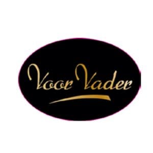 Picture 1 of Cadeau etiket ovaal 37x25 mm mat zwart opdruk voor vader goud