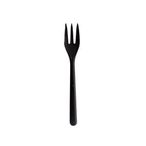 Picture 1 of Circulware hercules Reuseable snackvork met kartel polypropyleen 13cm zwart