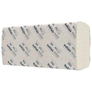 Picture 3 of Handdoekjes Satino 32cm x20.6cm 276600 W-vouw 2 lagen wit