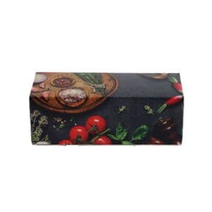 Picture 1 of Rolladedoos 30cm x 12cm x 10cm zwart/groen amber