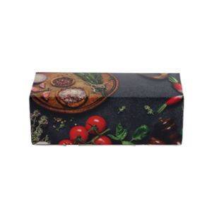 Picture 1 of Rolladedoos 25cm x 10cm x 9cm zwart/groen amber