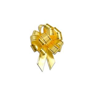 Picture 1 of Svelto strikken 19mm geel met goudstreep