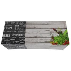 Picture 1 of Rolladedoos 30cm x 12cm x 10cm grijs/zwart crystal