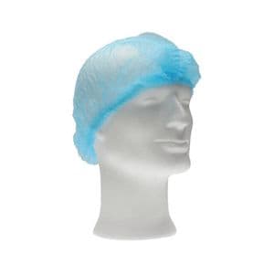 Picture 3 of Pp non woven haarnetje wokkel XL blauw