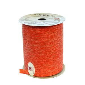 Picture 1 of Krullint biologisch afbreekbaar en composteerbaar 10mm x 200m oranje onbedrukt