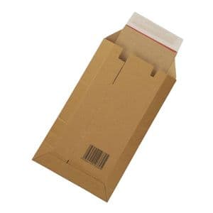 Picture 4 of Envelop massief karton 185mm x 255mm x 30mm bruin met trek- en plakstrip