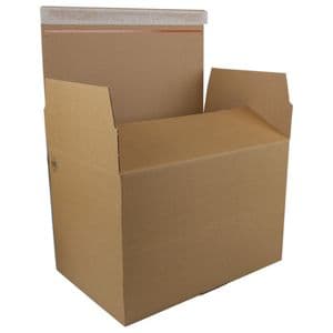 Picture 1 of Autolockdoos 230mm x 160mm x 80mm bruin