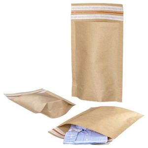 Picture 1 of Webshopzak 20cm x 6cm x 25+8cm + bruin