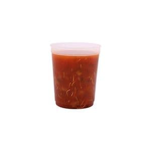 Picture 1 of Cup rond 11.5cm x 13.8cm 1000ml pp transparant soep