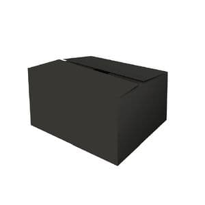 Picture 1 of Pakketdoos C 390mm x 290mm x 232mm zwart