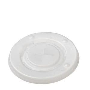 Picture 1 of Milkshakedeksel plastic rond 9cm transparant