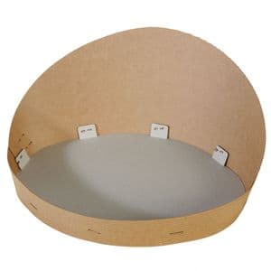 Picture 1 of Fruitschaal 36cm ovaal met opstaande rand kraft