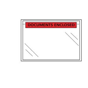 Picture 4 of Paklijstenveloppen plastic 225mm x 165mm A5 documents enclosed