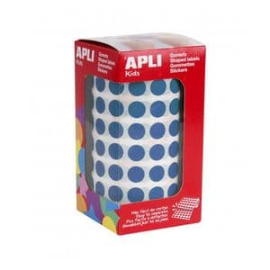 Picture 2 of Etiket op rol 10mm blauw