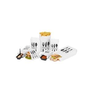 Picture 3 of Snack zakken 16cm x 10cm x 31cm 1000gr 50gr / m2 ersatz Amazing food