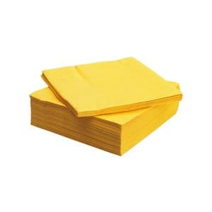 Picture 1 of Servet Tork 33cm x 33cm geel 2 lagen