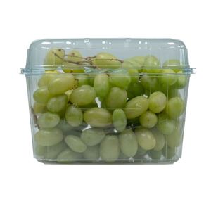 Picture 4 of Fruitbak met vast deksel 11.4cm x 18.8cm x 13.5cm 1000gr transparant