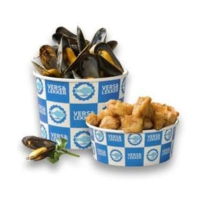 Picture 1 of Karton snackbak bucket vers en lekker vis 66oz