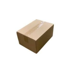 Picture 1 of Amerikaanse vouwdoos 305mm x 220mm x 150mm enkel golf B bruin onbedrukt