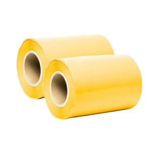 Picture 1 of LLDPE handwikkelfolie 10cm x 150m 23µm geel
