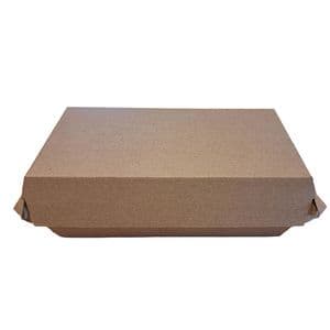 Picture 1 of Loempia box take away 20.5cm x 10.8cm x 7.8cm bruin Kraft