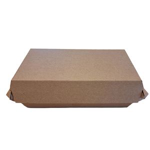 Picture 1 of loempia box take away 20.5cm x 10.8cm x 7.8cm bruin Kraft