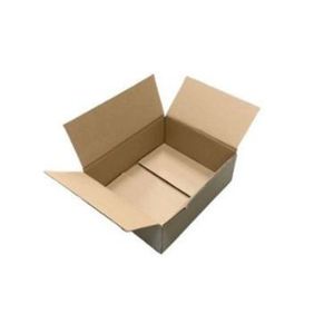 Picture 2 of Amerikaanse vouwdoos 260mm x 210mm x 90mm enkel golf B wit onbedrukt