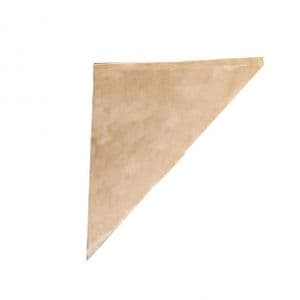 Picture 3 of Natronkraft puntzak 21cm x 21cm bruin onbedrukt