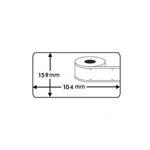 Picture 2 of Etiket dymo compatible 904980 104x159 MM