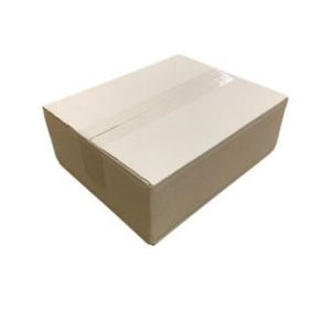 Picture 1 of Amerikaanse vouwdoos 260mm x 210mm x 90mm enkel golf B wit onbedrukt