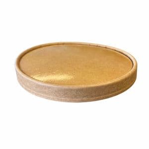 Picture 1 of Deksel rond 20.5cm x 20mm papier kraft