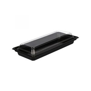 Picture 4 of Sushi tray 21.2cm x 9.1cm x 2.1cm zwart A-pet
