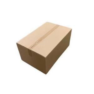 Picture 1 of Amerikaanse vouwdoos 450mm x 320mm x 370mm enkel golf B bruin onbedrukt