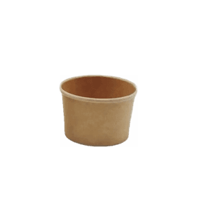 Picture 1 of Cup rond 6cm x 4.4cm kraft bruin