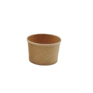 Picture 1 of Cup rond 6cm x 4.4cm 60ml kraft bruin