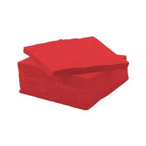 Picture 1 of Servet Tork 33cm x 33cm rood 2 lagen