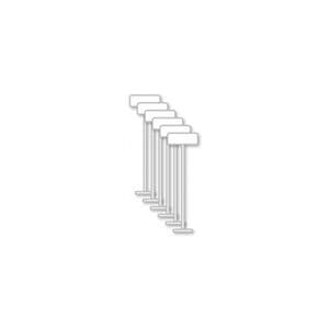 Picture 2 of PP pins standaard 25mm x2.5cm wit