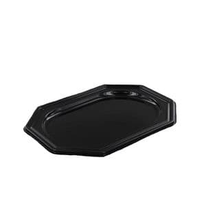 Picture 1 of Cateringschaal 35cm x 24cm zwart ovaal