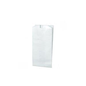 Picture 2 of Ersatz zak wit 13cm x 8cm x 31cm 500gr onbedrukt 50gr / m2