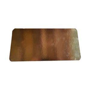 Picture 2 of Goudkarton rechthoekig, afgeronde hoek 35cm x 17cm metallic goud/zwart